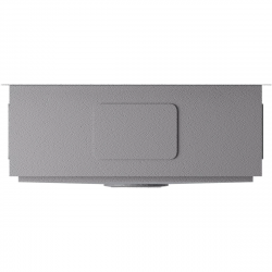 Кухонная мойка Omoikiri Kasen 49-16-INT-GM 4997055 49x44 см, вороненая сталь