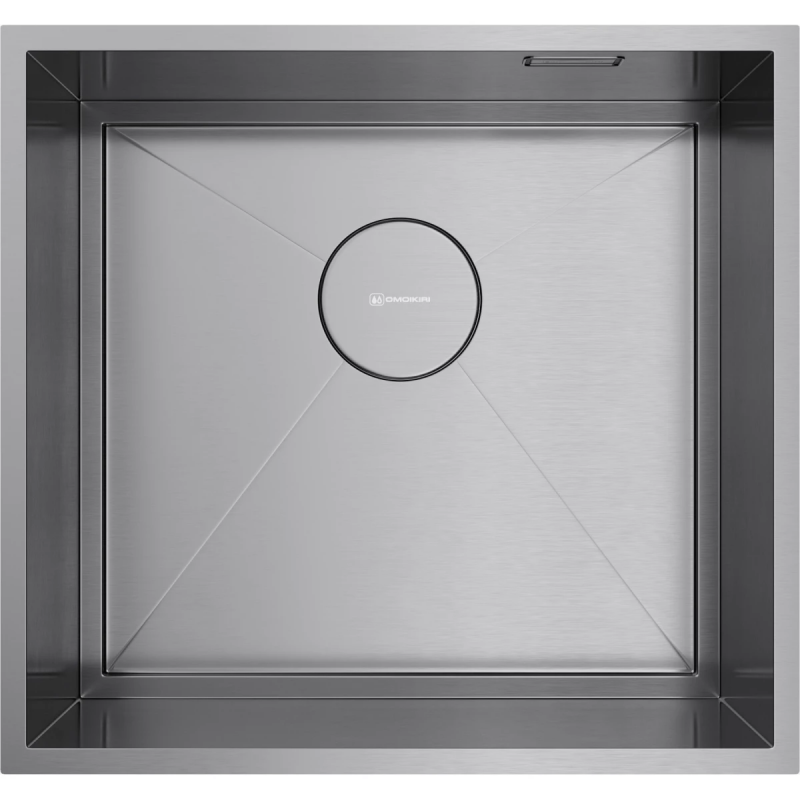 Кухонная мойка Omoikiri Kasen 48-26-INT-IN 4997056 48x45 см, нержавеющая сталь