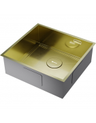 Кухонная мойка Omoikiri Kasen 48-26-INT-LG 4997057 48x45 см, светлое золото