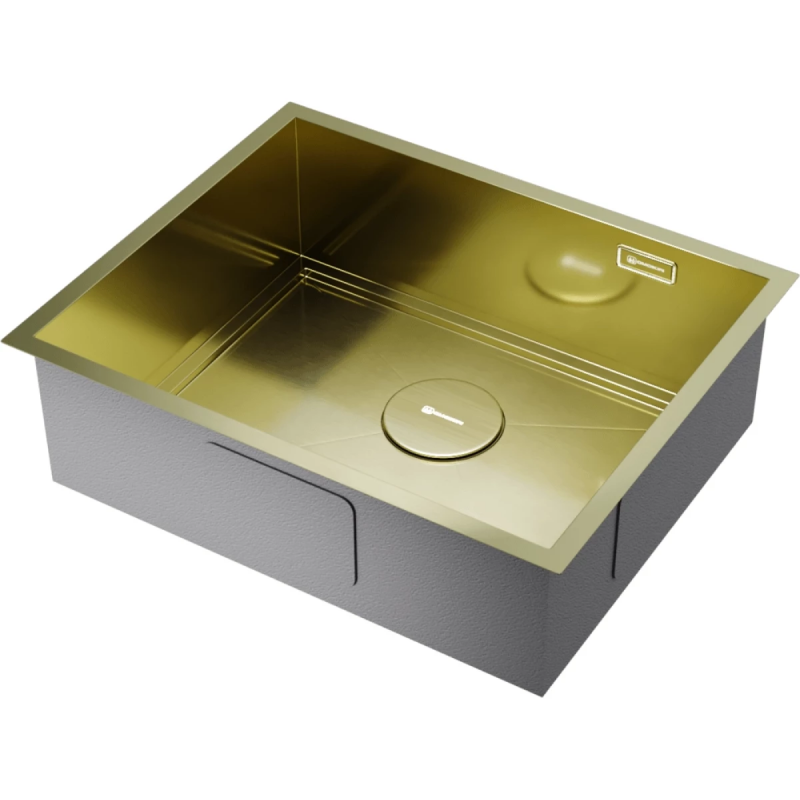 Кухонная мойка Omoikiri Kasen 54-16-INT-LG 4997060 54x44 см, светлое золото