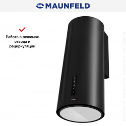 Вытяжка Maunfeld Vega 39 Wall Sensor LED Black