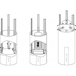 Вытяжка Korting KHA 35808 DW Cylinder