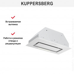 Встраиваемая вытяжка Kuppersberg INTOUCH-1 60 WG
