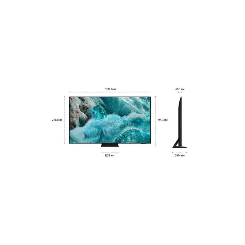 65" (163 см) Телевизор Samsung QE65Q7F5AUXRU черный